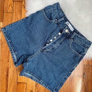 Denim shorts